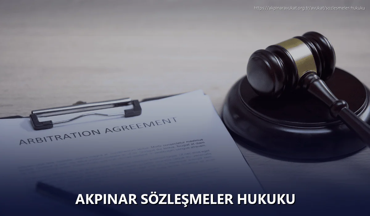Akpinar Sözleşmeler Hukuku